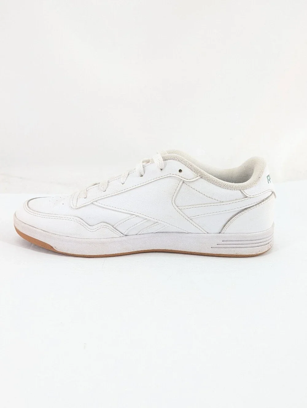 Reebok Club Memt White Clover Green Preppy Sporty Athletic Sneakers Size 10